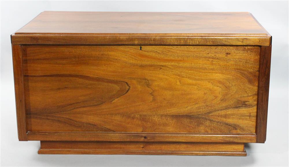 Appraisal: KAPAIA CONTEMPORARY HAWAIIAN ROYAL KOA HARDWOOD BLANKET CHEST WITH SANDALWOOD