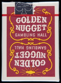 Appraisal: Golden Nugget Casino Playing Cards Las Vegas ca s Red-backed