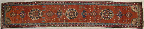 Appraisal: A Northwest Persian wool runner A Northwest Persian wool runner