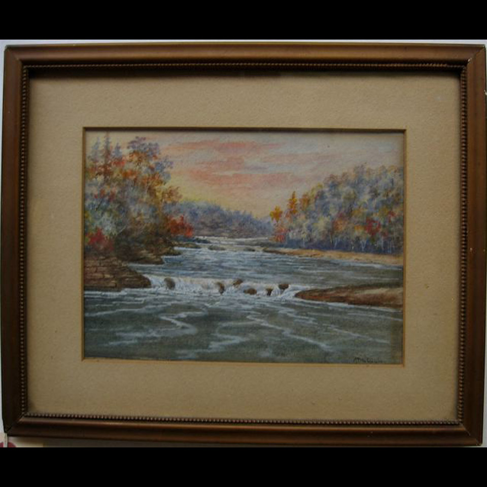 Appraisal: MONT MORENCY FALL PQ MCCAULEY CANADIAN WATERCOLOUR Height - cm