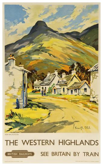 Appraisal: STEEL KennethTHE WESTERN HIGHLANDS nr Ballachulish British Railways lithograph in