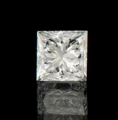 Appraisal: An Unmounted ct Square Modified Brilliant Cut Diamond GIA Report