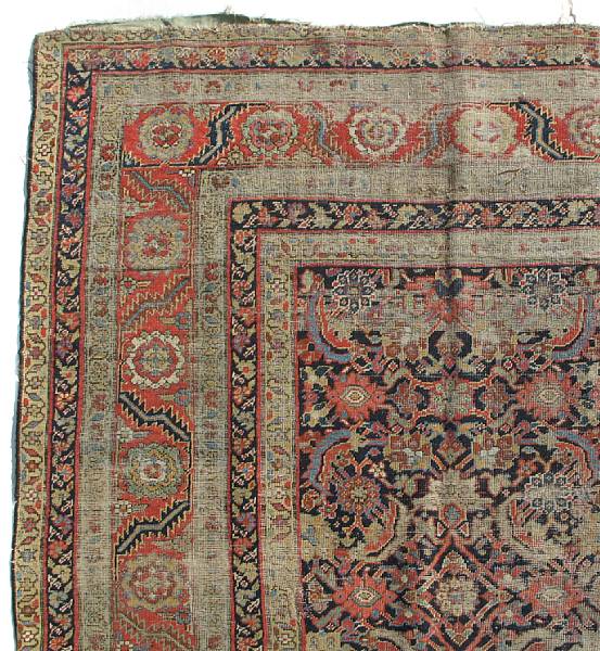 Appraisal: A North West Persian long carpet size approximately ft in