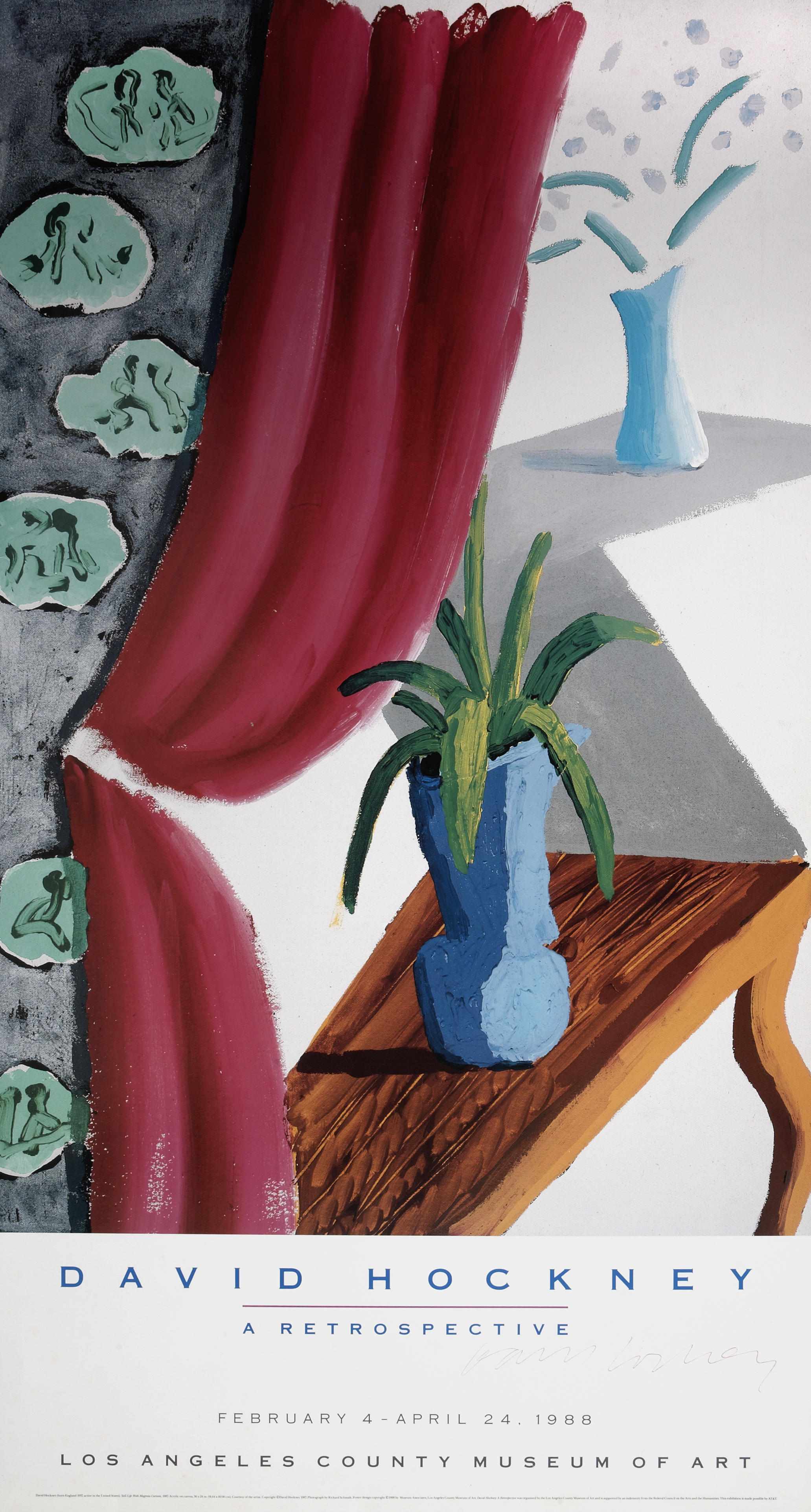 Appraisal: David Hockney British born David Hockney A Retrospective David Hockney