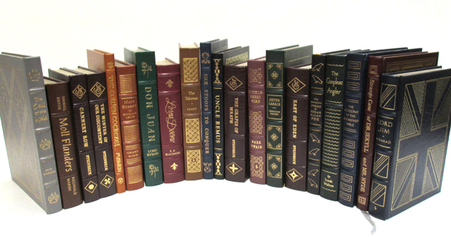 Appraisal: TWENTY EASTON PRESS LEATHER BOUND BOOKS Including The Call of