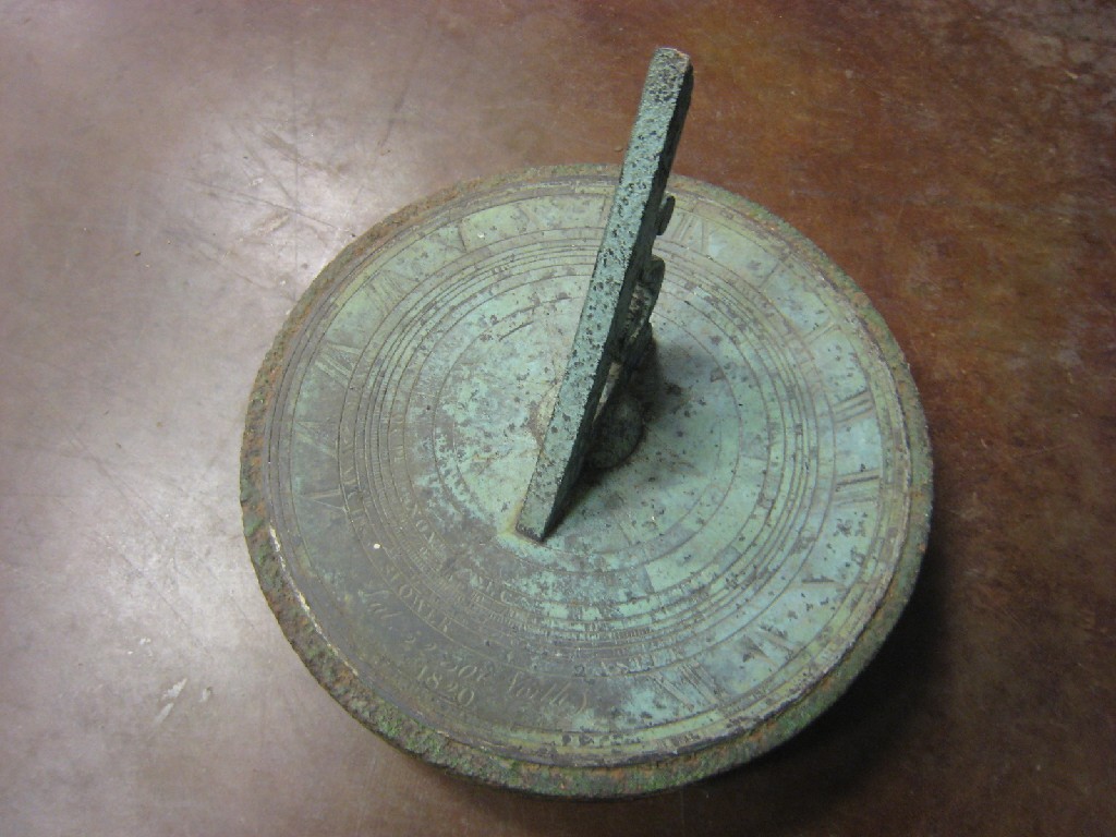 Appraisal: An early th Century Sundial dated