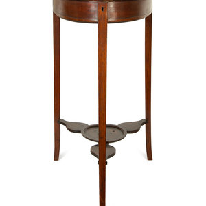 Appraisal: A George III Mahogany Vitrine Table th Century Height x