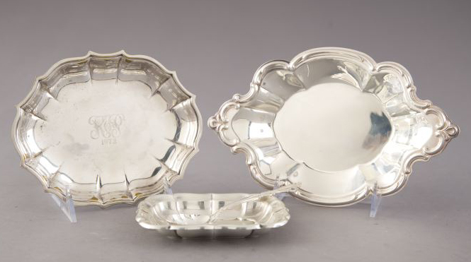 Appraisal: Group of Four Silver Items consisting of a Reed and