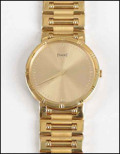 Appraisal: PIAGET QUARTZ DANCER KARAT YELLOW GOLD WATCH Reverse is stamped