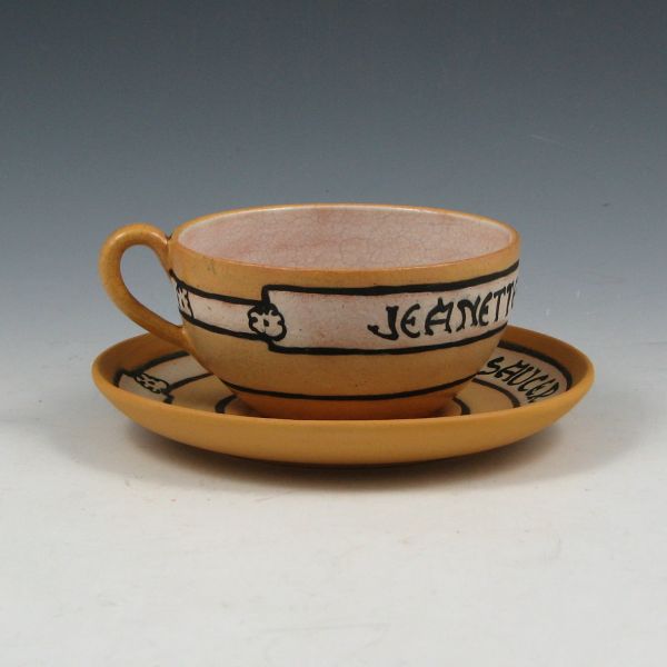 Appraisal: Saturday Evening Girls SEG Paul Revere Pottery cup and saucer