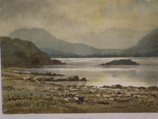 Appraisal: Keith Burtonshaw four watercolours of the lake district Two of