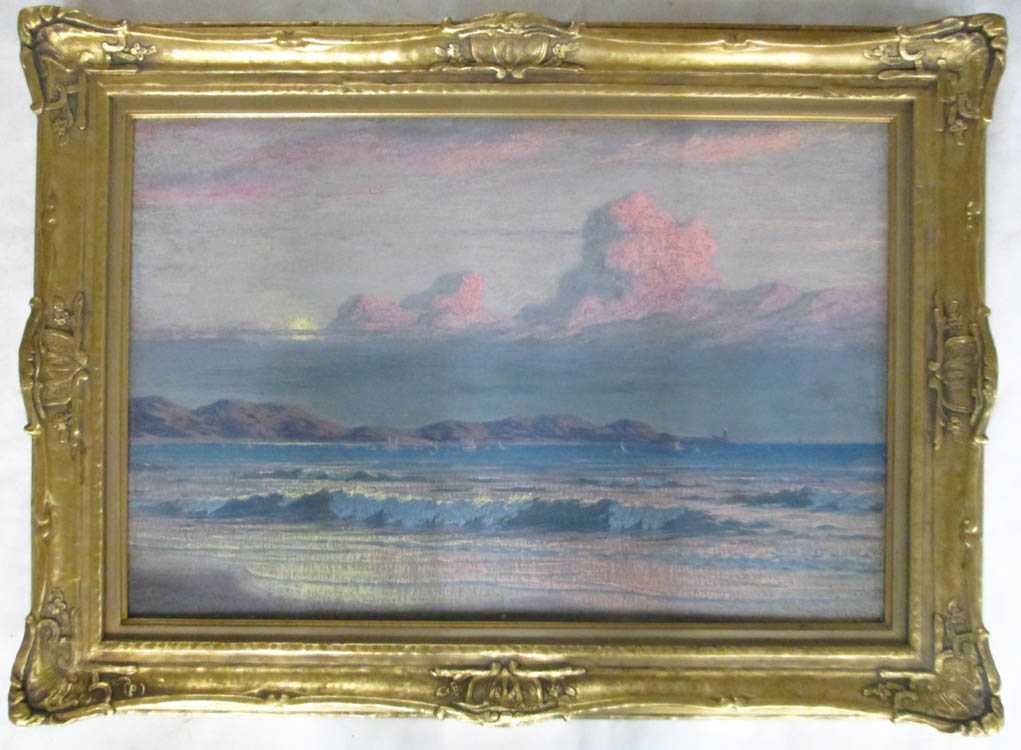 Appraisal: WELLINGTON JARARD REYNOLDS OIL ON BOARD Illinois - Seascape at