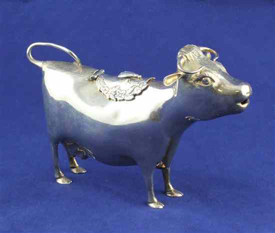 Appraisal: A 's silver cow creamer William Comyns Sons Ltd London