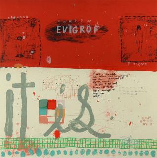 Appraisal: Print Squeak Carnwath Squeak Carnwath American b It Is color