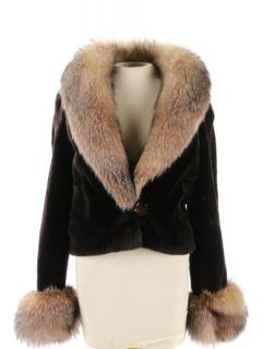 Appraisal: Rosenthal Sheared Mink and Silver Fox Jacket Rosenthal American th