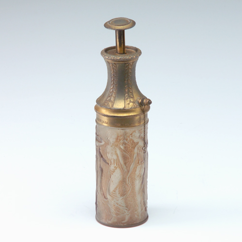 Appraisal: Lalique atomizer Le Parisien perfume bottle with the metal top