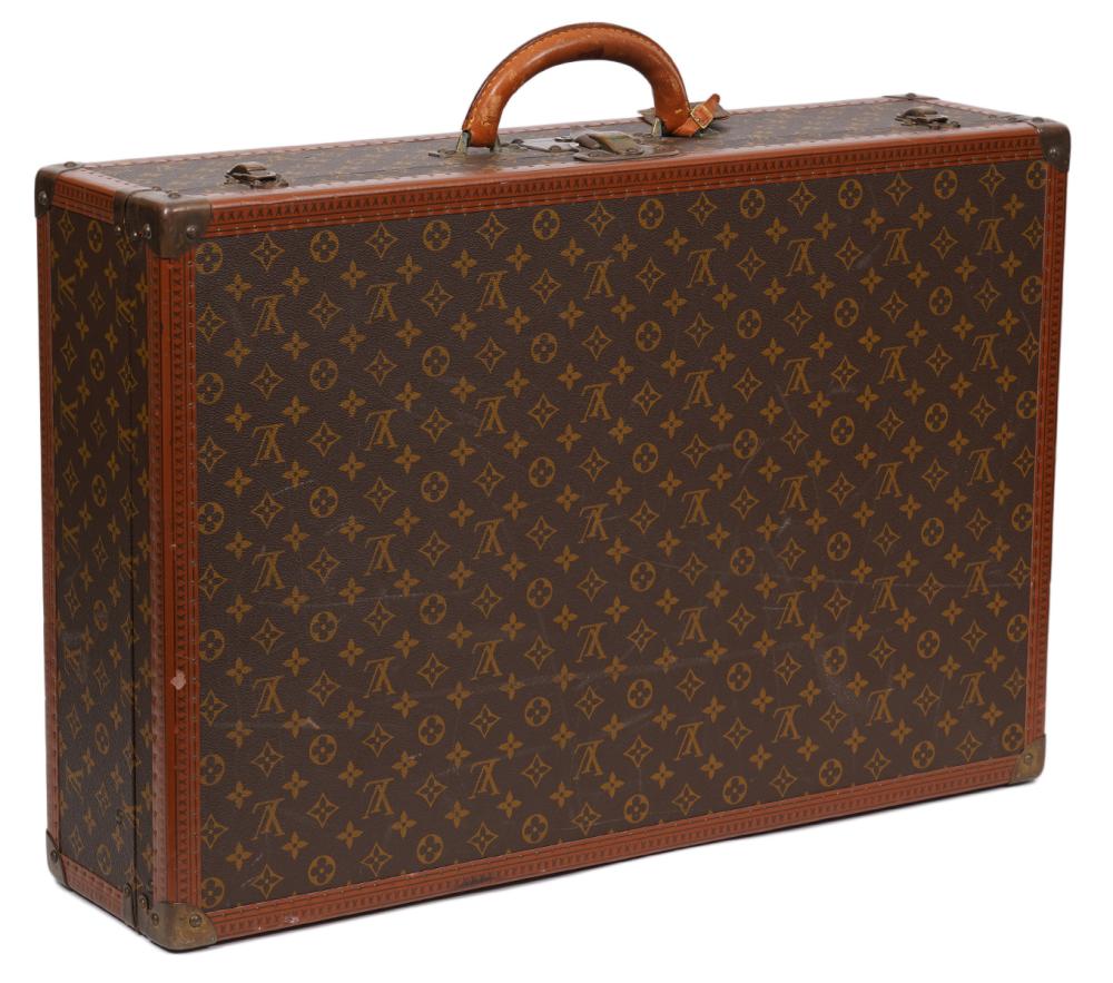 Appraisal: LOUIS VUITTON ALZER MONOGRAM HARD SUITCASELouis Vuitton Alzer monogram hard