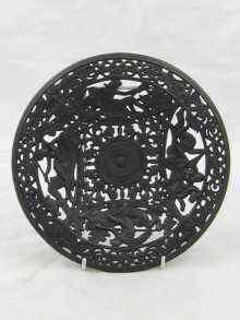 Appraisal: A Russian Kasli iron plate with sea monsters cast marks