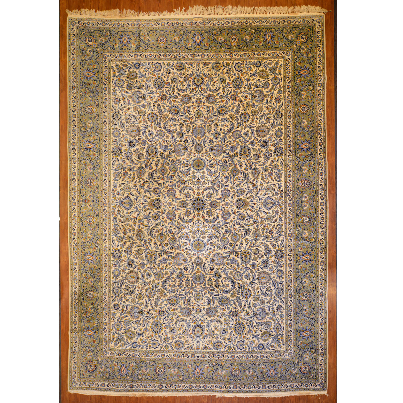 Appraisal: KASHAN CARPET PERSIA X Third quarter- th century hand-knotted wool