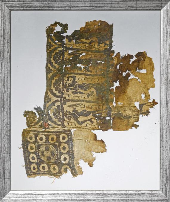 Appraisal: TUNIC FRAGMENT Egyptian probably th century x cm