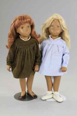 Appraisal: LOT OF TWO ''SASHA'' DOLLS One with rooted blond hair