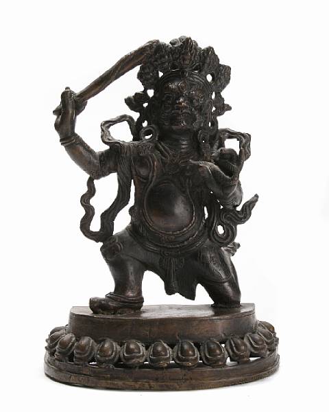 Appraisal: An Indian cast metal figure of Ganesha height in width