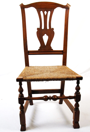 Appraisal: A New England Queen Anne Maple Side Chair with a