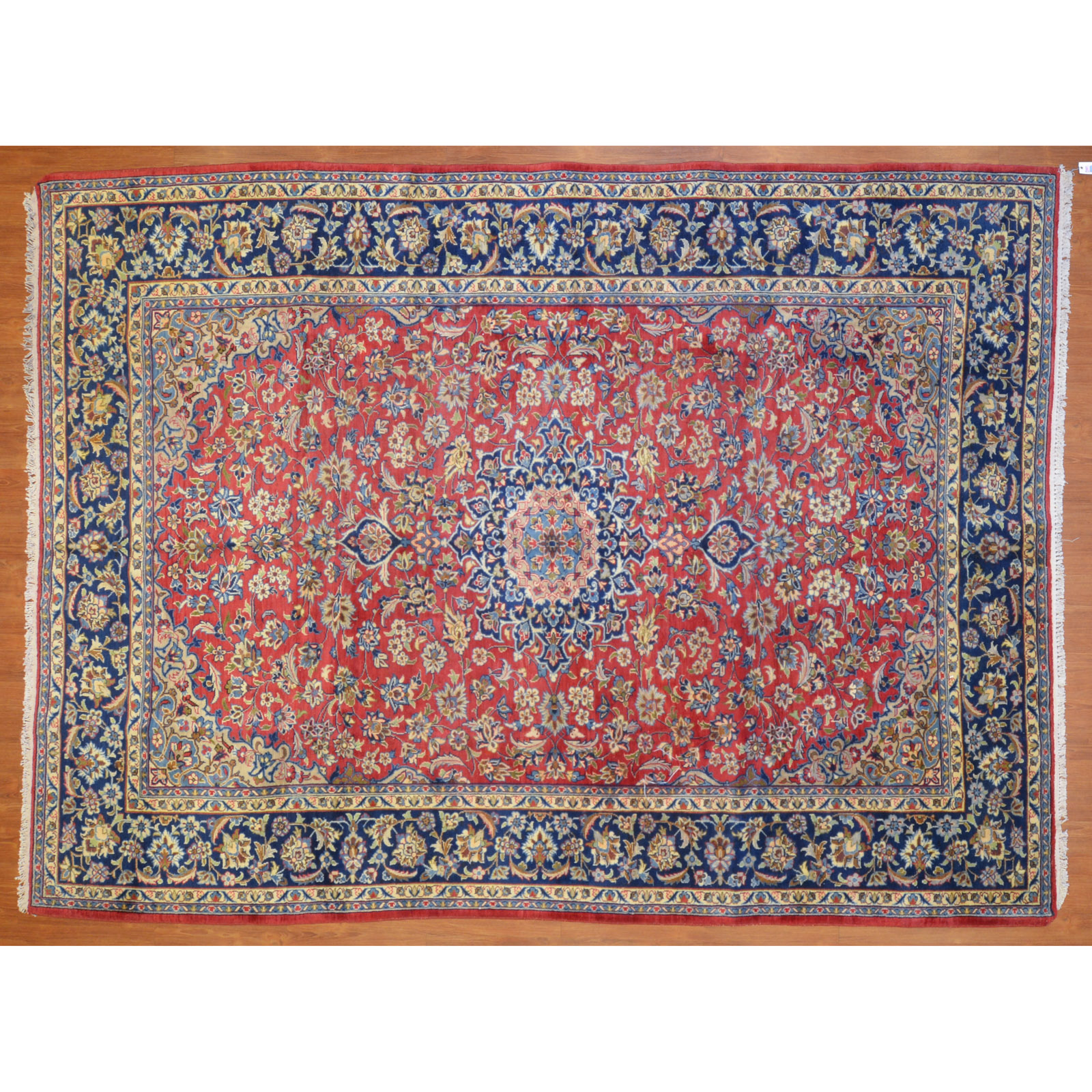 Appraisal: ISFAHAN RUG PERSIA X Fourth quarter- th century hand-knotted wool