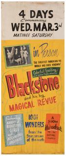 Appraisal: Blackstone Harry Henry Boughton Blackstone and His Big Magical Review