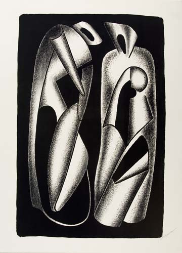 Appraisal: ALEXANDER ARCHIPENKO Les Formes Vivantes Set of of lithographs x