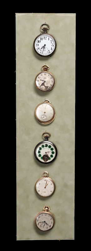 Appraisal: A COLLECTION OF DRESS POCKET WATCHES CIRCA s From the