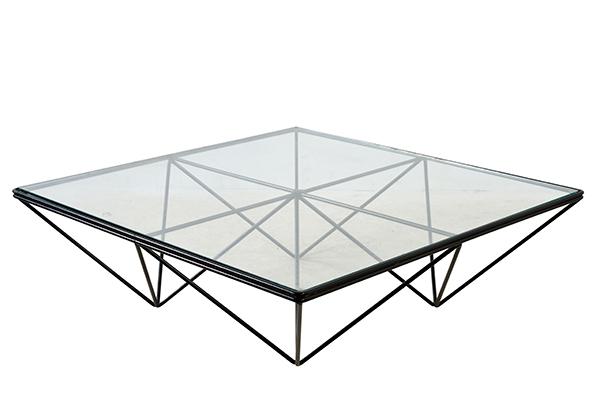 Appraisal: B B ITALIA COFFEE TABLE BY PAOLO PIVA conceptual black