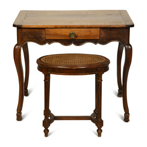 Appraisal: A Louis XV Style Side Table with a Louis XV