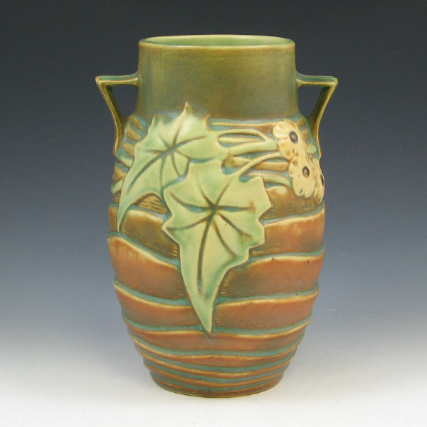 Appraisal: Roseville Luffa - Vase - Mint Roseville Luffa - vase