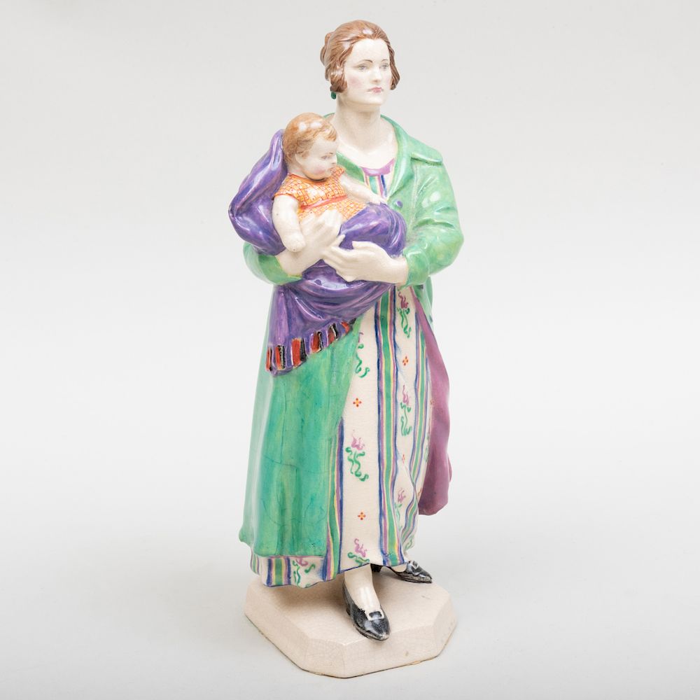 Appraisal: Charles Vyse Chelsea Pottery 'The Mother of the World's End