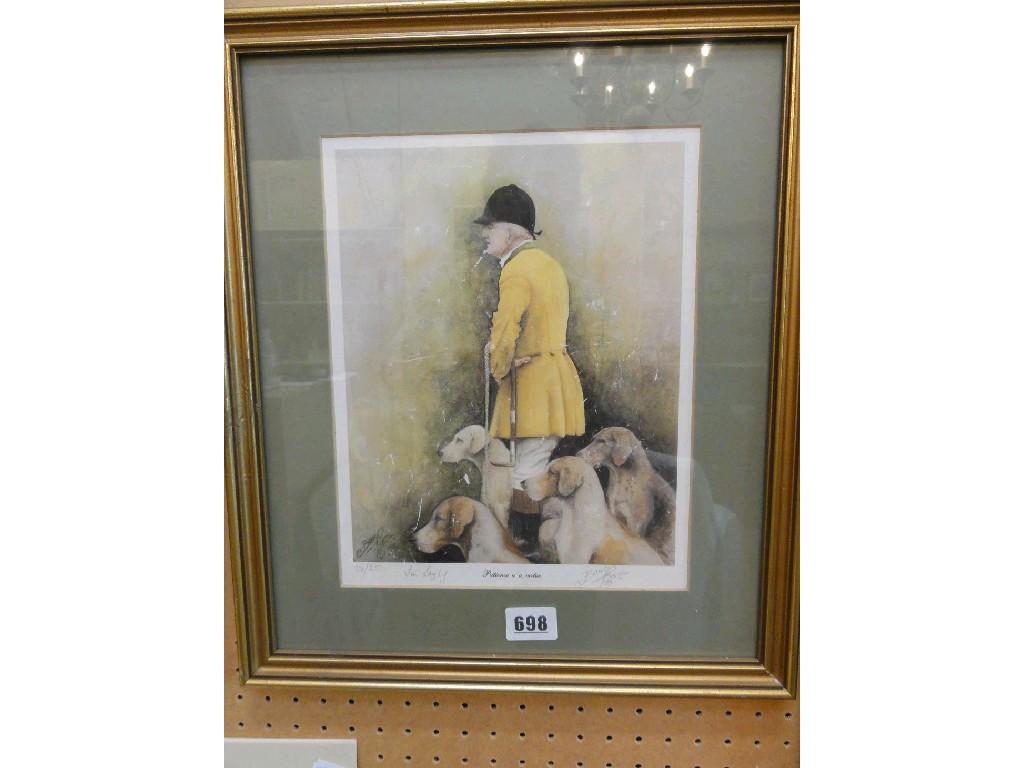 Appraisal: A signed limited edition print by Barry Evans showing Tim