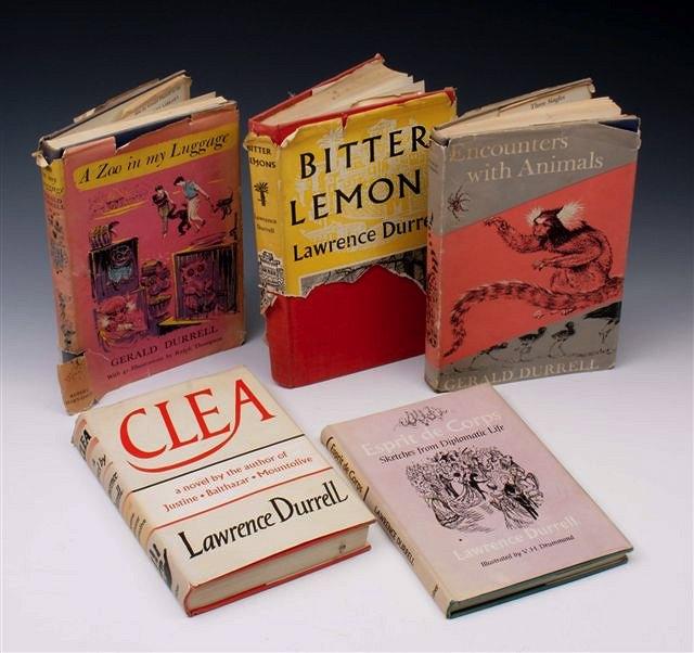 Appraisal: DURRELL Lawrence 'Bitter Lemons' Faber st edn Tog with others