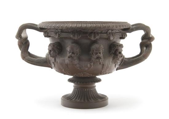 Appraisal: A Bronze Model of the Warwick Vase of urn form