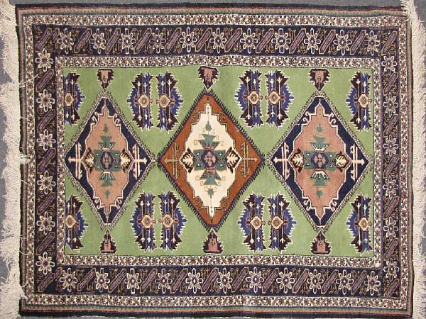 Appraisal: An Ardebil rug size approximately ft in x ft in