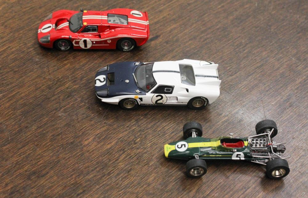 Appraisal: THREE SCALE MODEL CARS including Marsh Models No MM Ford