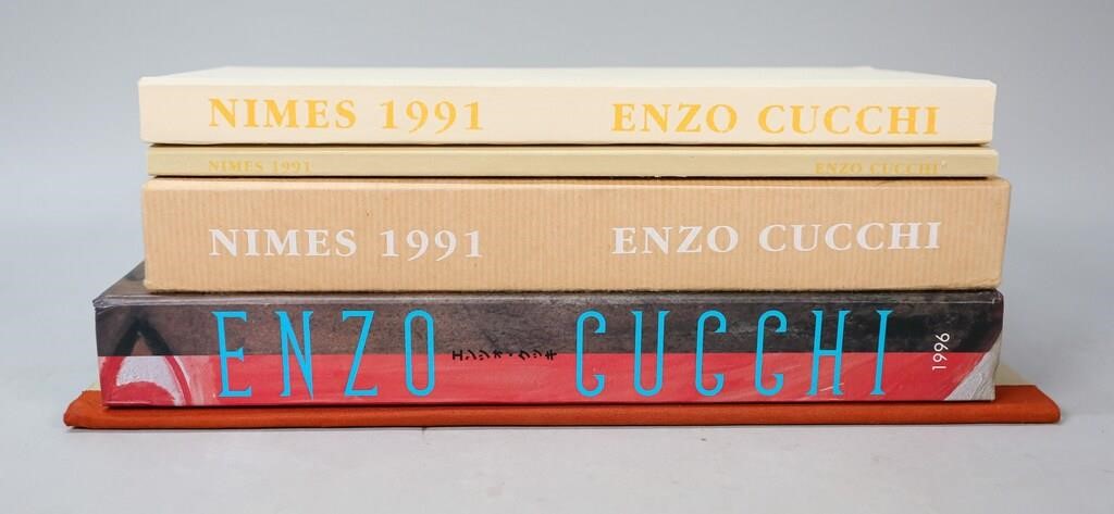 Appraisal: BOOKS ON ENZO CUCCHI Books on Enzo Cucchi Folded Map