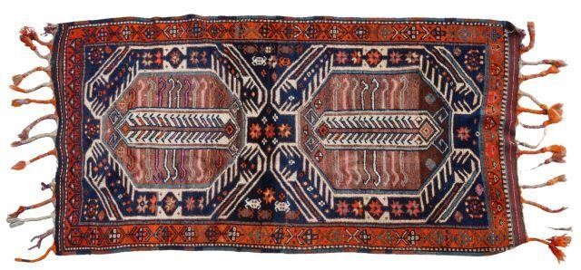 Appraisal: Hand-tied Turkish Kars wool rug approx ' l ' w