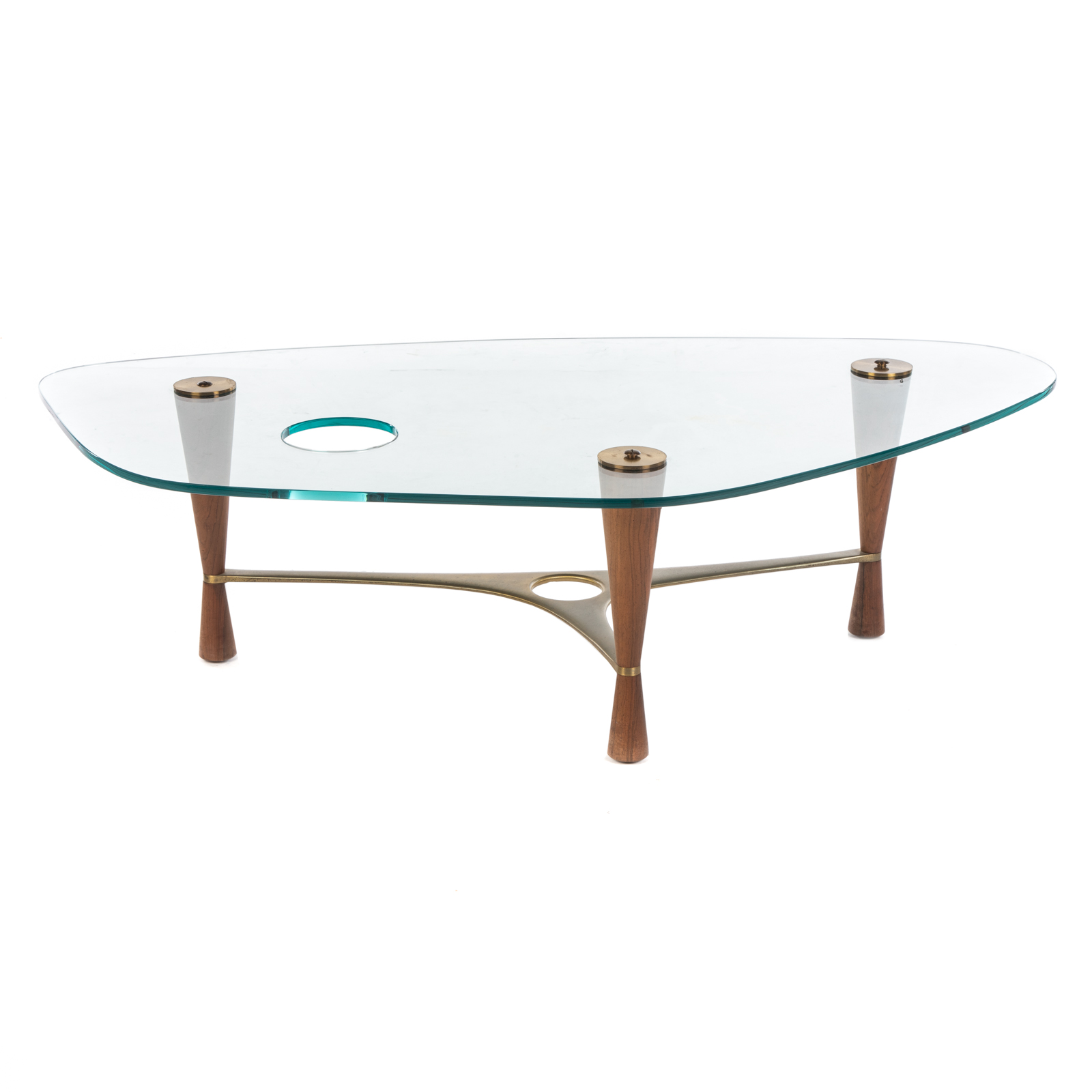 Appraisal: EDWARD WORMLEY FOR DUNBAR COFFEE TABLE MODEL Designed by Edward