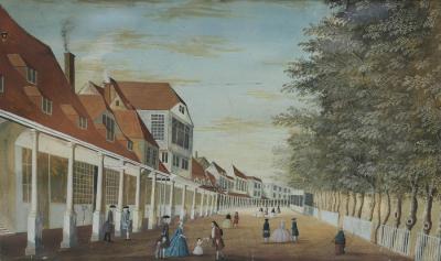 Appraisal: Thomas Loggon - The Pantiles Tunbridge Wells gouache cm x