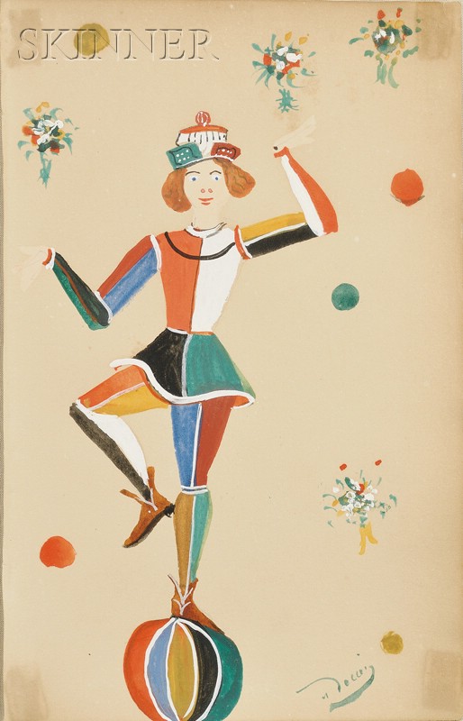 Appraisal: Andre Derain French - The Juggler Signed a derain l