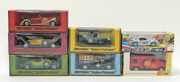 Appraisal: Matchbox Models of Yesteryear Lot includes Matchbox and Lledo rd