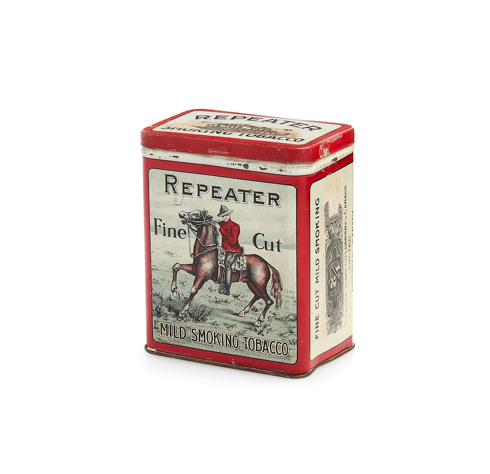 Appraisal: Repeater Tobacco Tin Repeater Fine Cut Mild Smoking Tobacco tin