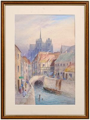 Appraisal: F E Jamieson watercolor Francis E Jamieson British - Amiens