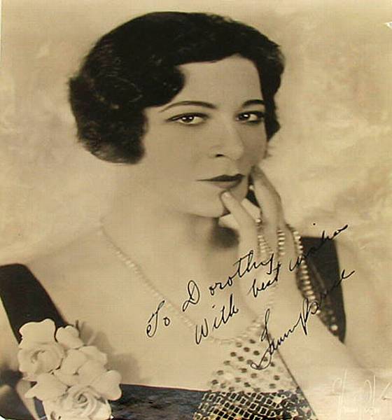 Appraisal: BRICE FANNY - Photograph Signed Fanny Brice and Inscribed by