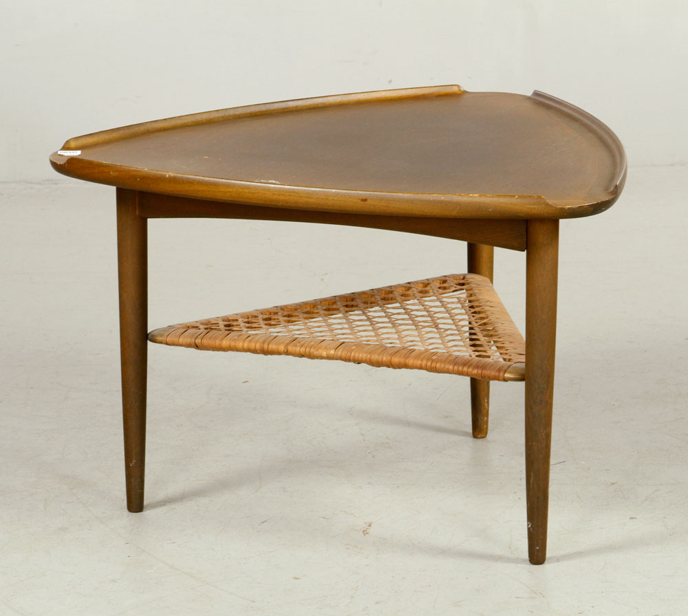 Appraisal: - Mid-Century Selig Walnut Coffee Table Mid-century Selig coffee table